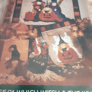Fiber Mosaics halloween quilt pattern #86501 Which Witch & The Who? sewing cut